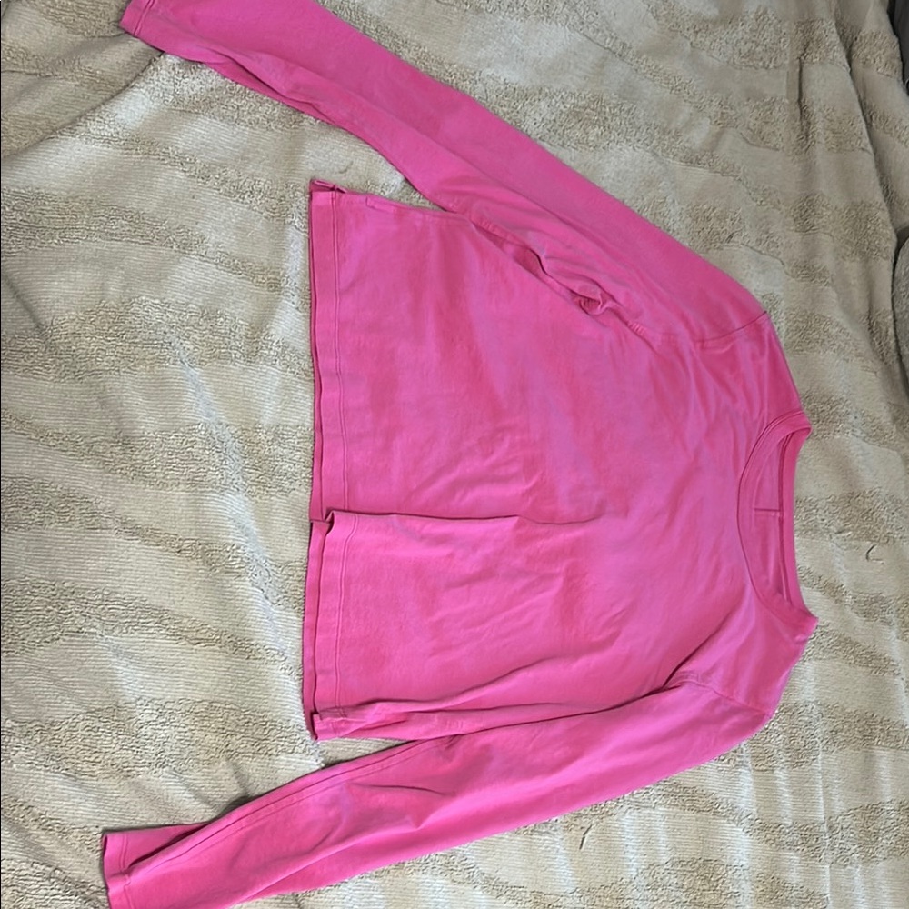 Lululemon Pink Long Sleeve Top